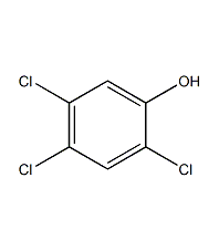 2,4,5-三氯酚結(jié)構(gòu)式